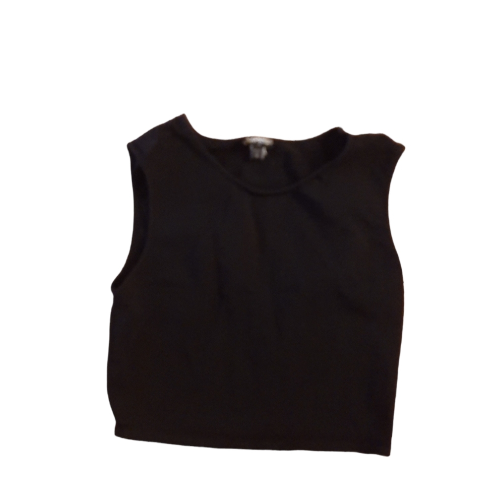 Express Black Crop Top Size Small